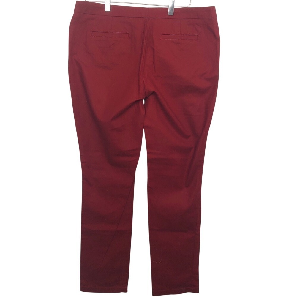Dalia collection  pants red skinny leg‎ size 12